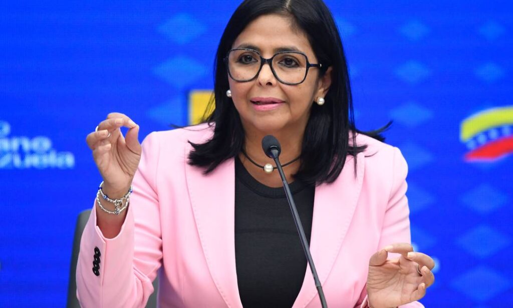 delcy-rodriguez-agradece-lula-por-ajuda-humanitaria-enviada-pelo-brasil-a-venezuela